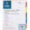 Business Source Plain Tab Color Polyethylene Index Dividers, PK5 01809 - alternate 2